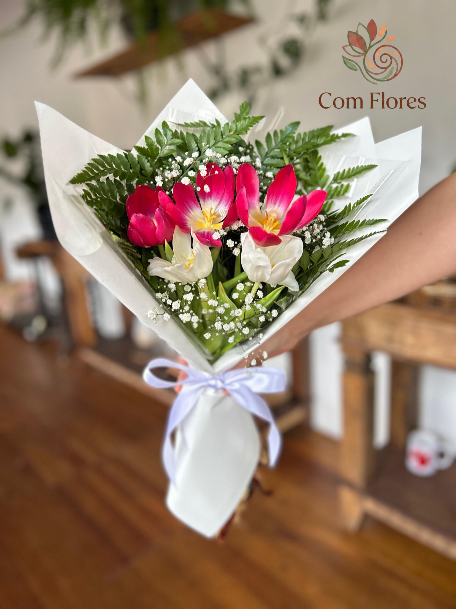 Buquê Tulipas com Amor