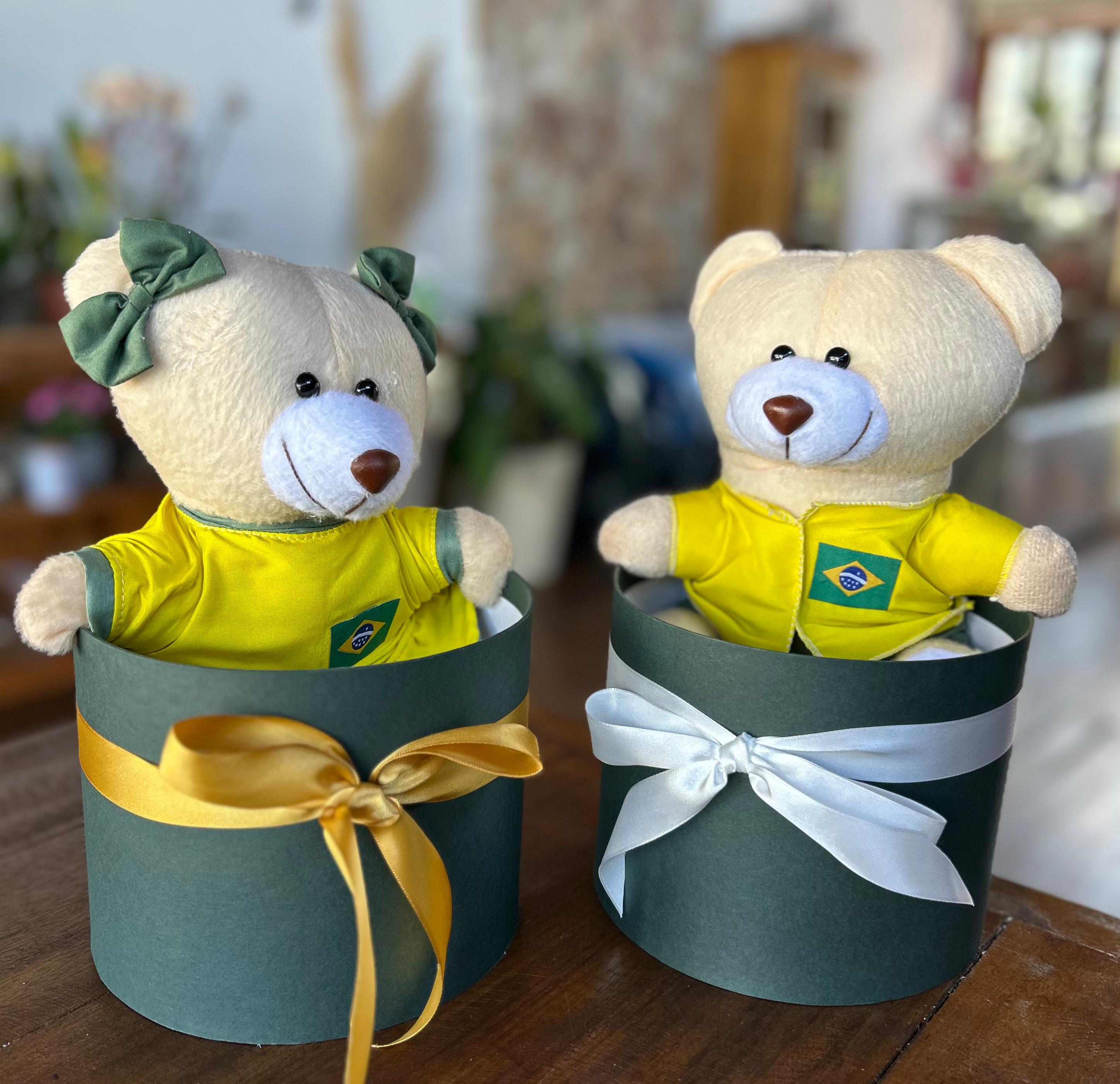Papai e mamãe Urso da Copa