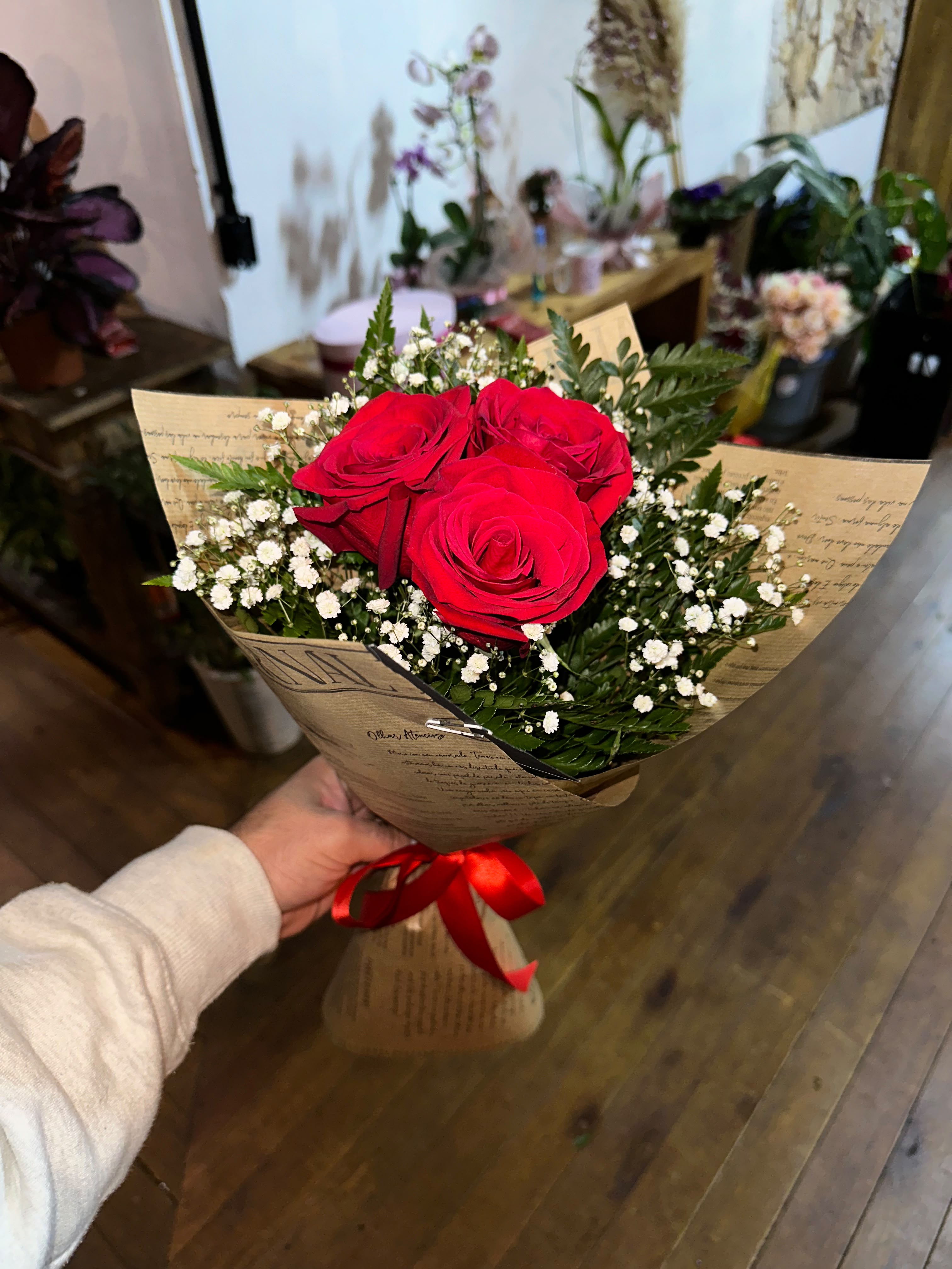 Buquê 3 Rosas